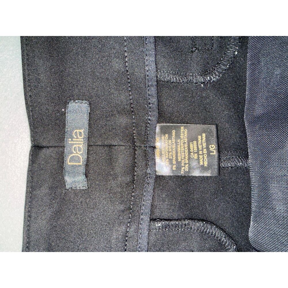 Dalia Women's Petite Black Skinny Leg Dress Pants Size Large - Picture 10 of 10